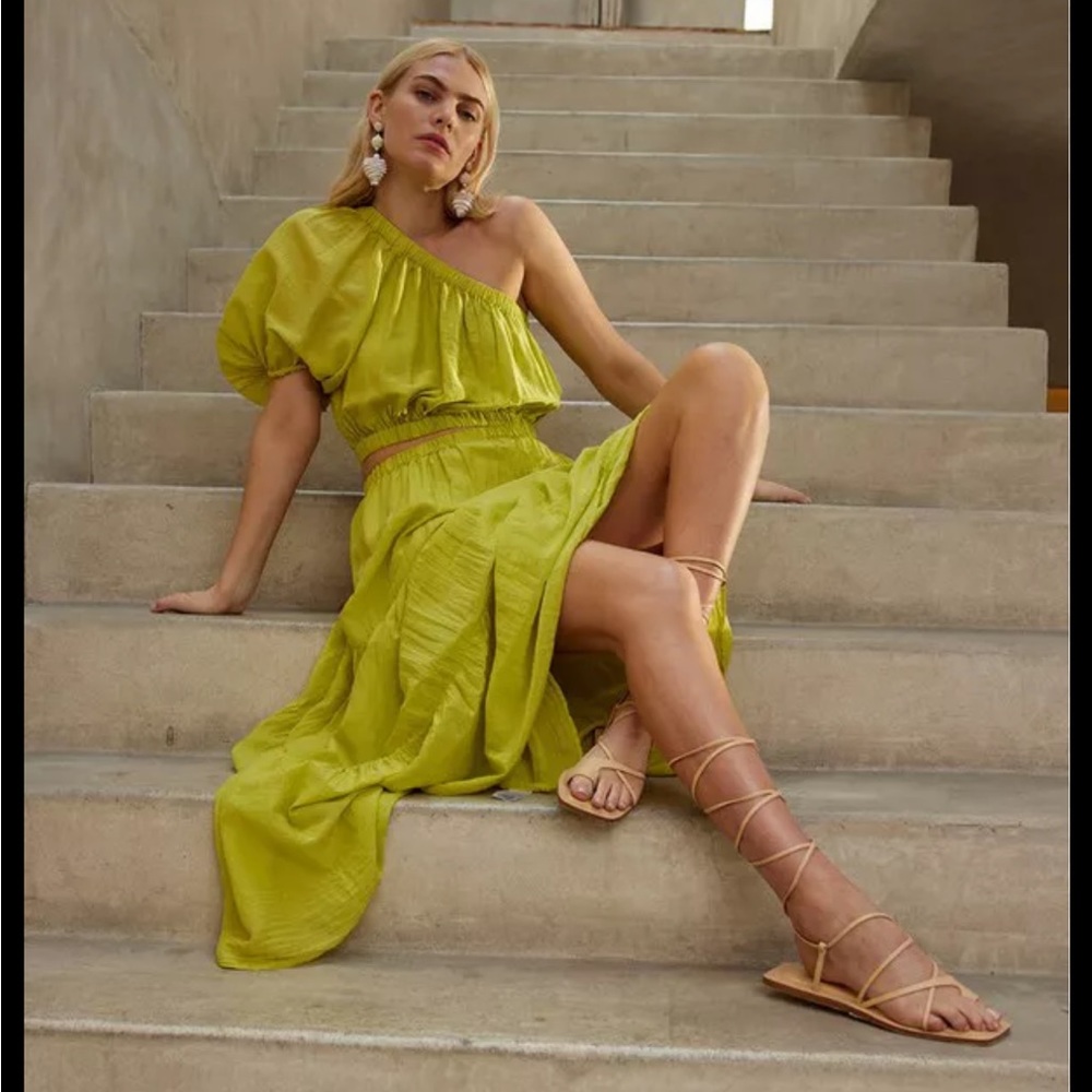Crista dress- Size S. One shoulder maxi dress by Velvet by Graham & Spencer